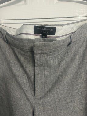 Banana Republic Women's Gray Dress Pants - Heathered Gray
